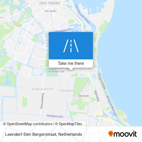 Leendert Den Bergerstraat map