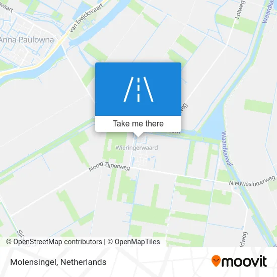 Molensingel map