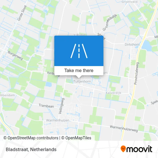Bladstraat map