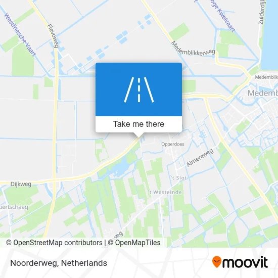 Noorderweg map
