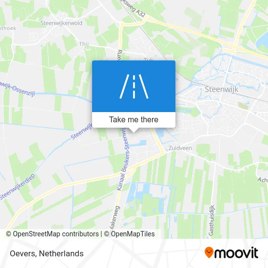 Oevers map
