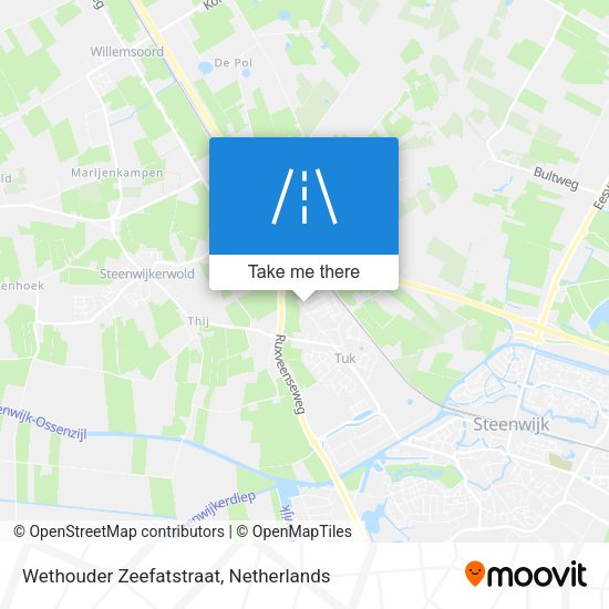 Wethouder Zeefatstraat map