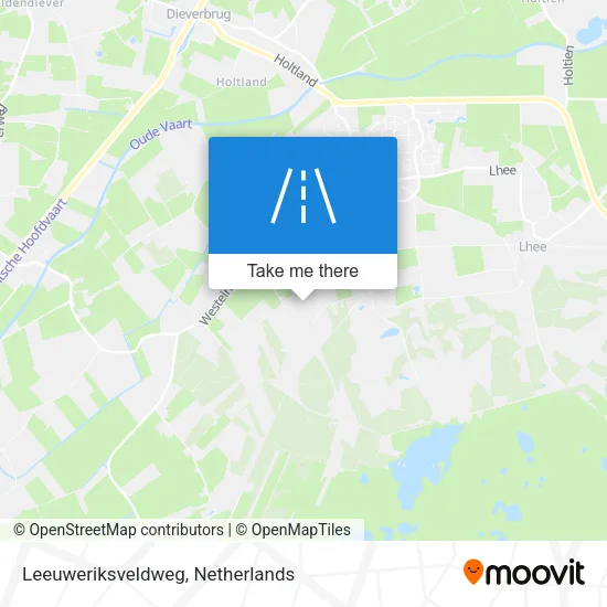 Leeuweriksveldweg map