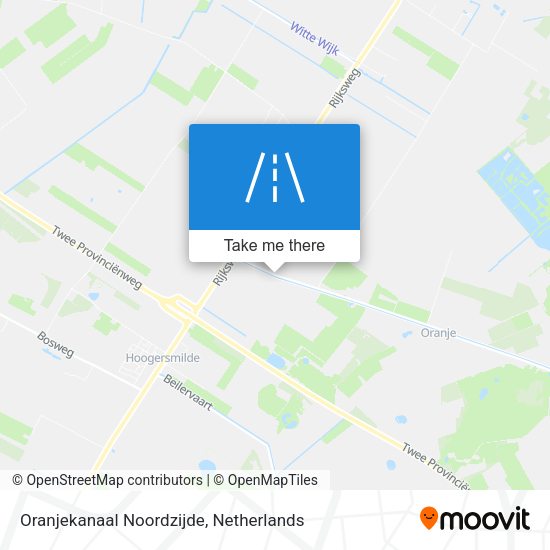 Oranjekanaal Noordzijde map