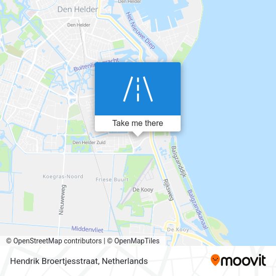 Hendrik Broertjesstraat map
