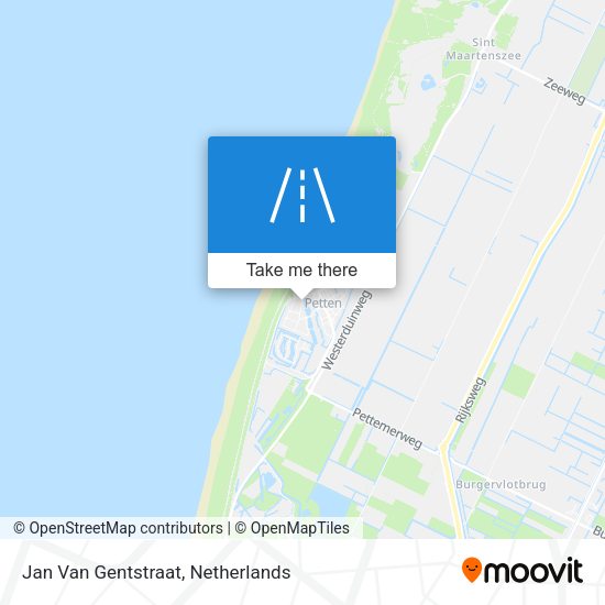 Jan Van Gentstraat map