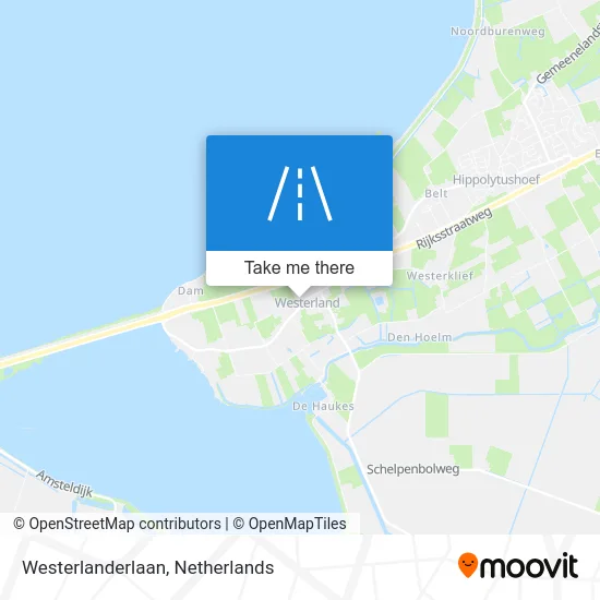 Westerlanderlaan map