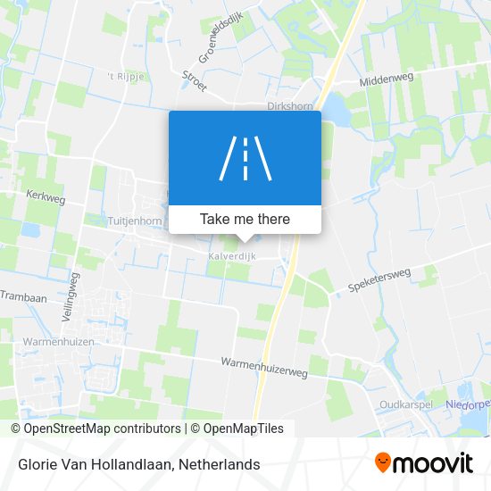 Glorie Van Hollandlaan map