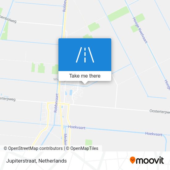 Jupiterstraat map