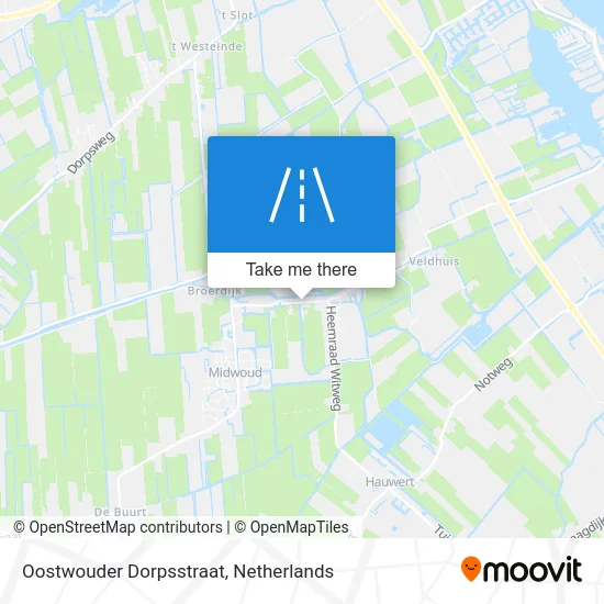 Oostwouder Dorpsstraat map