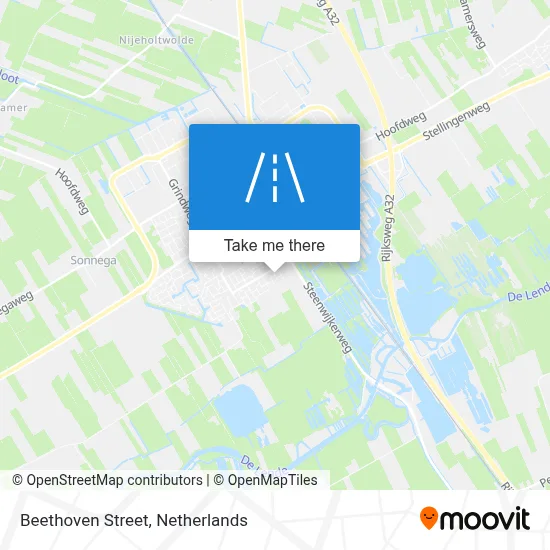 Beethovenstraat map