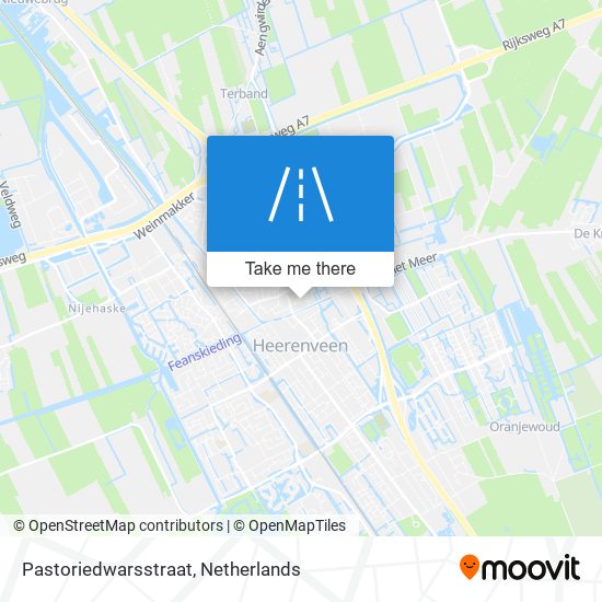 Pastoriedwarsstraat map