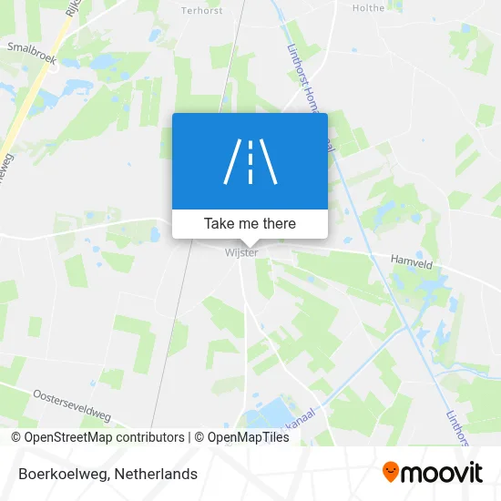 Boerkoelweg map