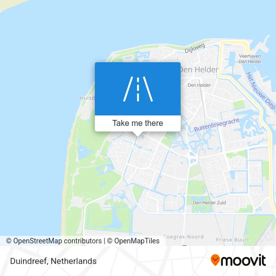 Duindreef map