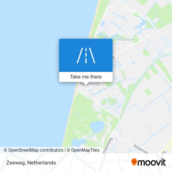 Zeeweg map