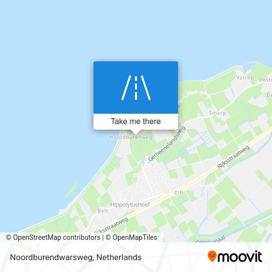Noordburendwarsweg map