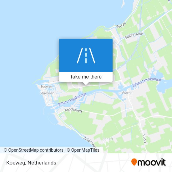 Koeweg map