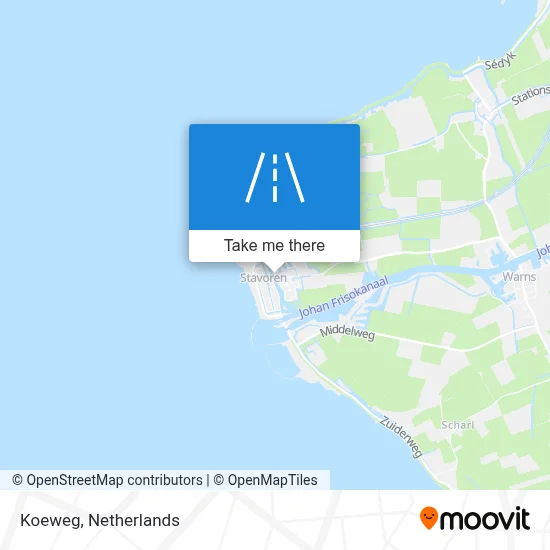 Koeweg map