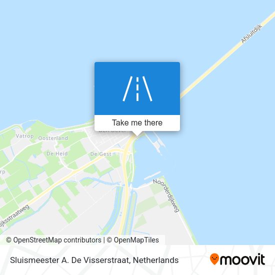 Sluismeester A. De Visserstraat map