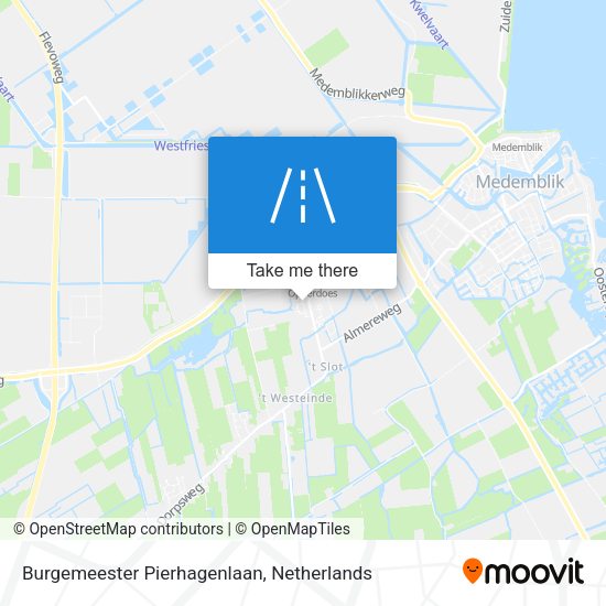 Burgemeester Pierhagenlaan map
