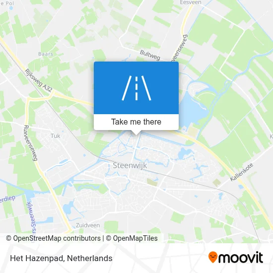 Het Hazenpad map