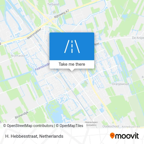 H. Hebbesstraat map
