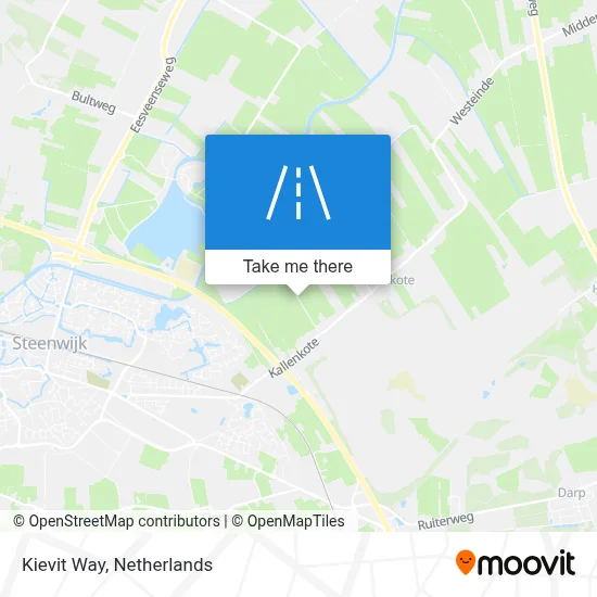 Kievitweg map