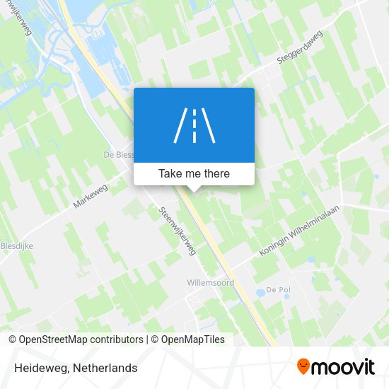 Heideweg map