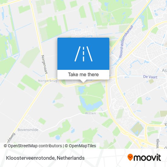 Kloosterveenrotonde map