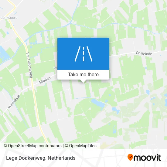 Lege Doakenweg map