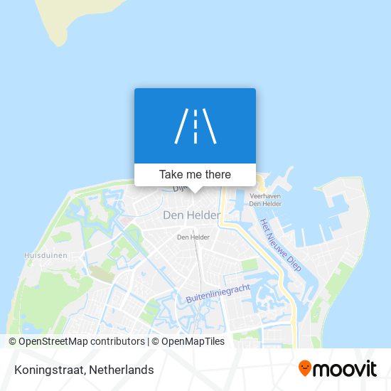 Koningstraat map