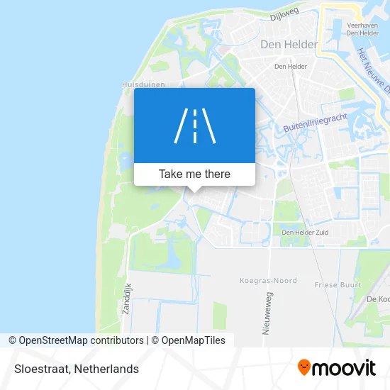 Sloestraat map