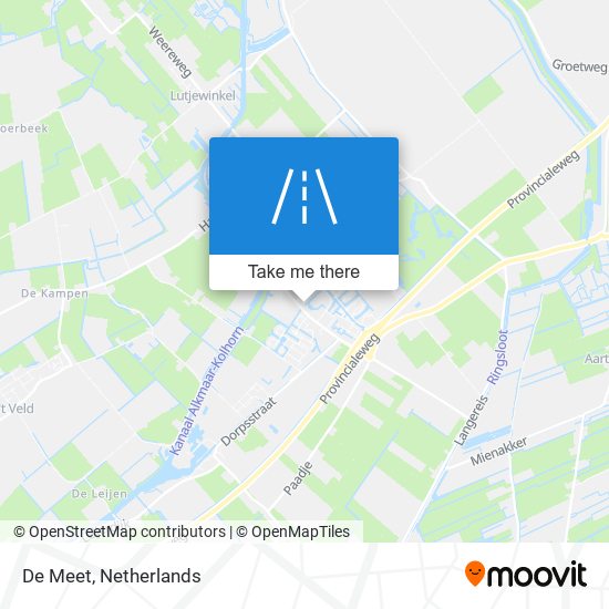 De Meet map