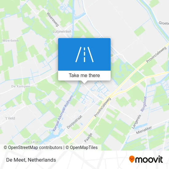 De Meet map