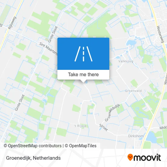 Groenedijk map