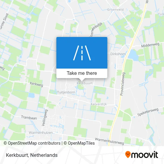 Kerkbuurt map