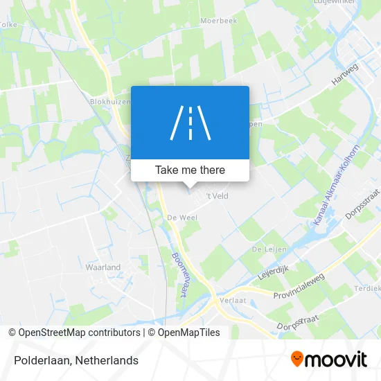 Polderlaan map