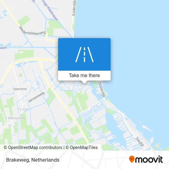 Brakeweg map
