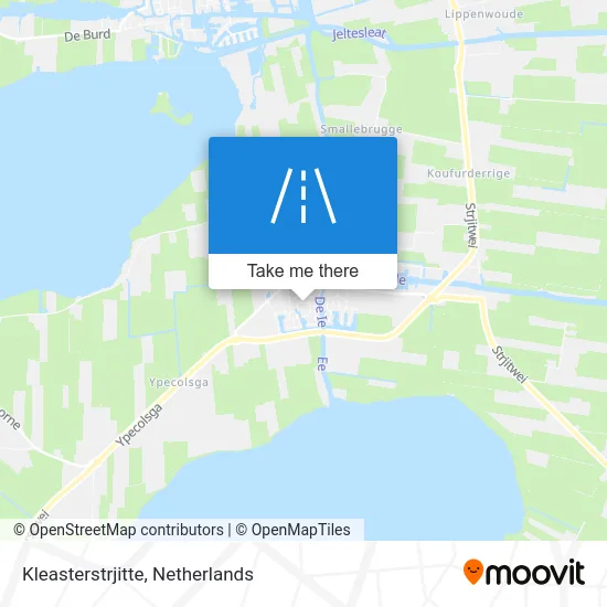 Kleasterstrjitte map