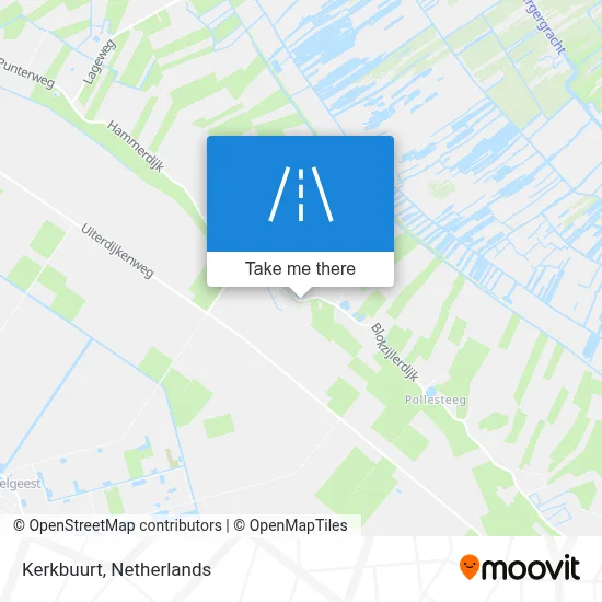 Kerkbuurt map