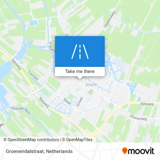 Groenendalstraat map