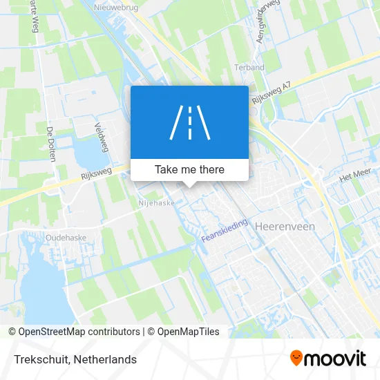 Trekschuit map