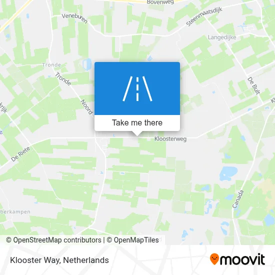 Kloosterweg map