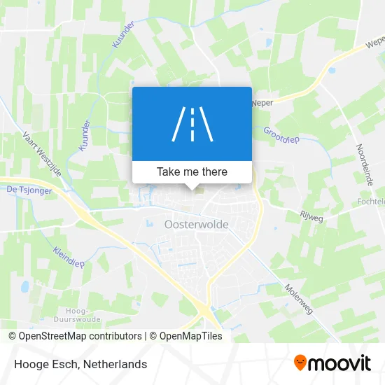 Hooge Esch map