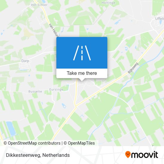 Dikkesteenweg map