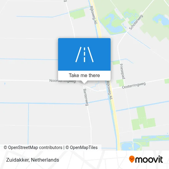 Zuidakker map