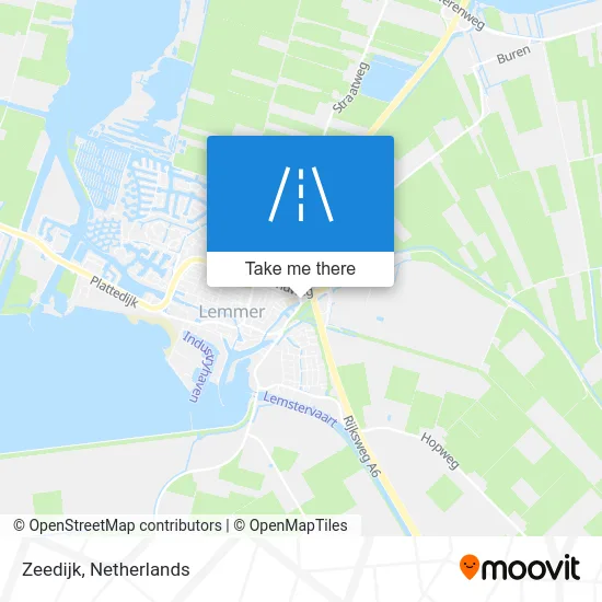 Zeedijk map