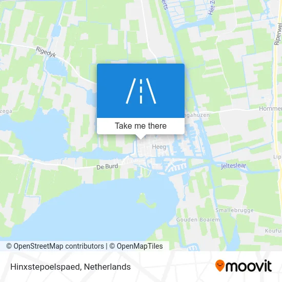 Hinxstepoelspaed map