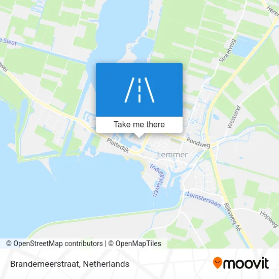 Brandemeerstraat map
