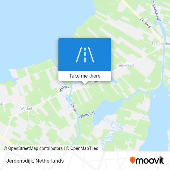 Jerdensdijk map
